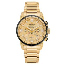 Giorgio Milano Gold Stainless Steel White Dial Chronograph Men's Watch - 206SG5