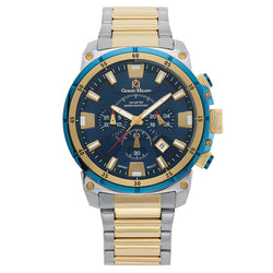Giorgio Milano Two-Tone Steel Blue Dial Chronograph Men's Watch - 206STG4