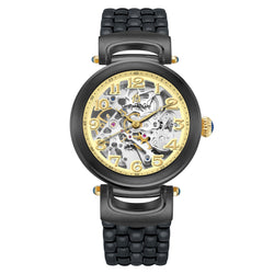 Giorgio Milano Black Stainless Steel Gold Dial Automatic Men's Watch - 226SBK05