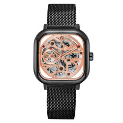 Giorgio Milano Black Mesh Automatic Men's Watch - 229SBK15