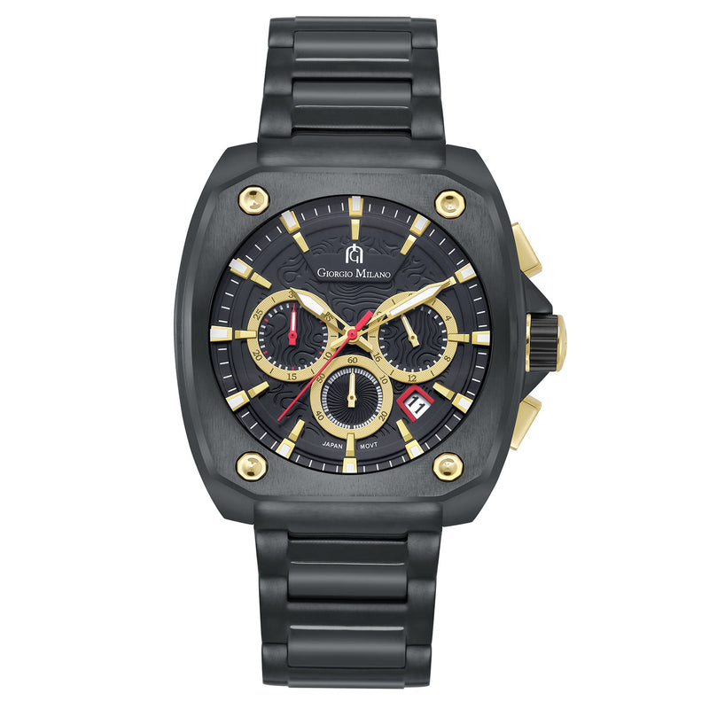 Giorgio Milano Black Stainless Steel Chronograph Men's Watch - 235SBK03