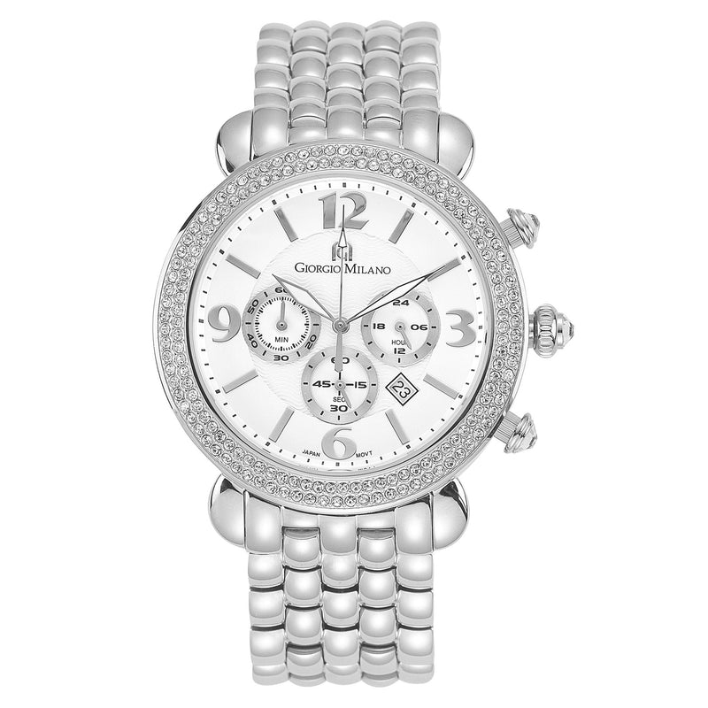 Giorgio Milano Silver Steel Chronograph Women's Watch - 944ST02