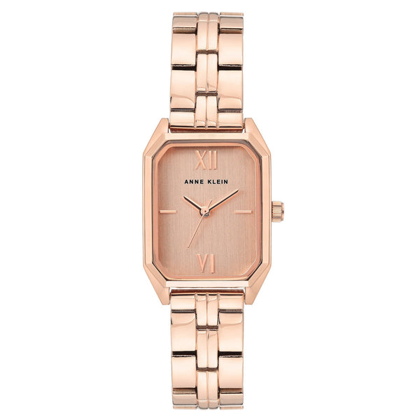 Anne Klein Gold with Light Pink Marble Band Blush Mother of Pearl Dial GDL Accessories