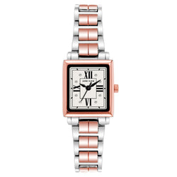Anne Klein Two-Tone Band Silver Dial Women's Watch - AK4011SVRT