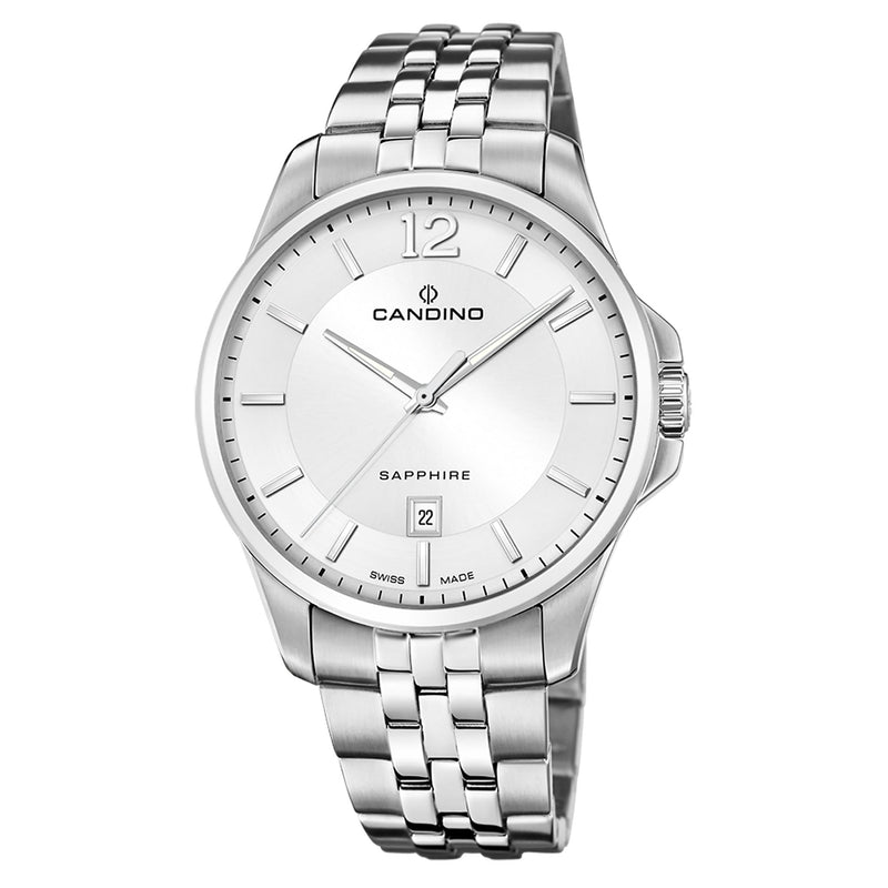 Candino Silver Steel Men's Swiss Made Watch - C4762/1 – GDL