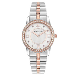 Mathey-Tissot Artemis Two-Tone Steel White Dial Swiss Made Women's Watch - D1086BQI