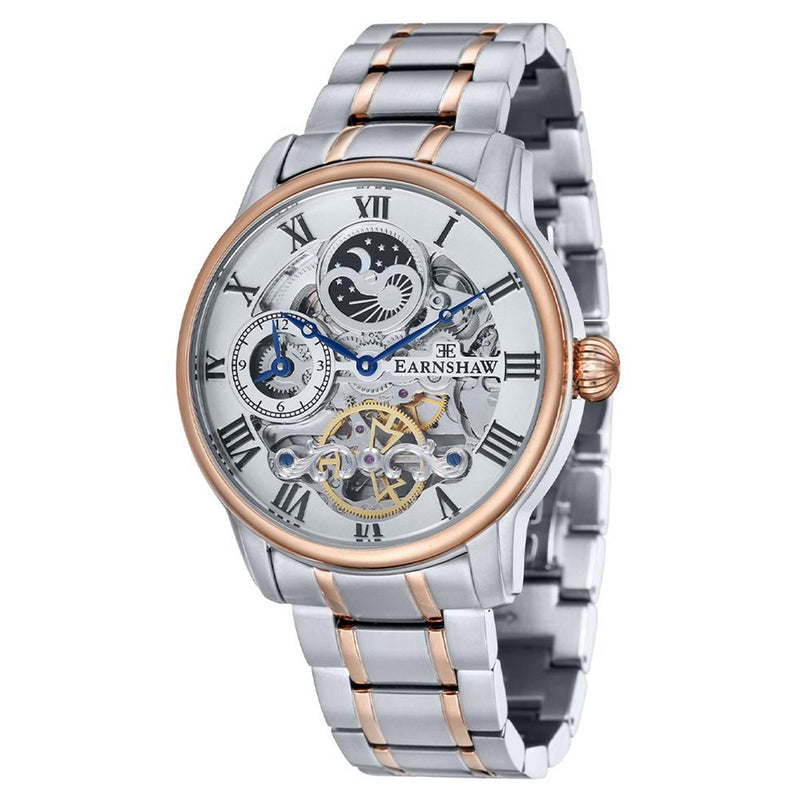 Earnshaw Longitude Stainless Steel Automatic Mens Watch - ES-8006-33
