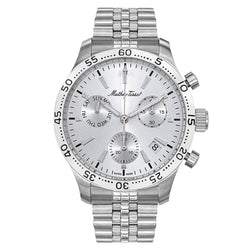 Mathey-Tissot Type 22 Stainless Steel Silver Dial Men's Multi-function Watch - H1822CHAS