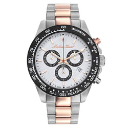 Mathey-Tissot Mathy Chrono Stainless Steel White Dial Swiss Made Men's Watch - H901CHRI