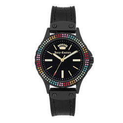Juicy Couture Multi-colour Swarovski Crystals Ladies Watch - JC1009MTBK