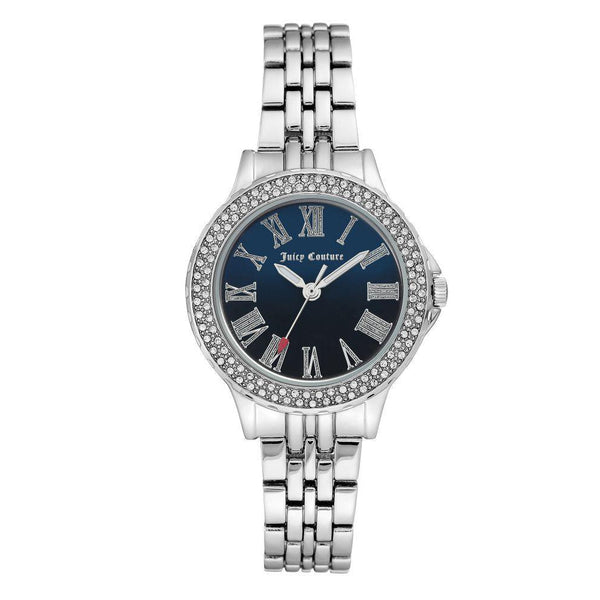 Juicy Couture Silver Steel Bracelet Ladies Watch - JC1021NVSV