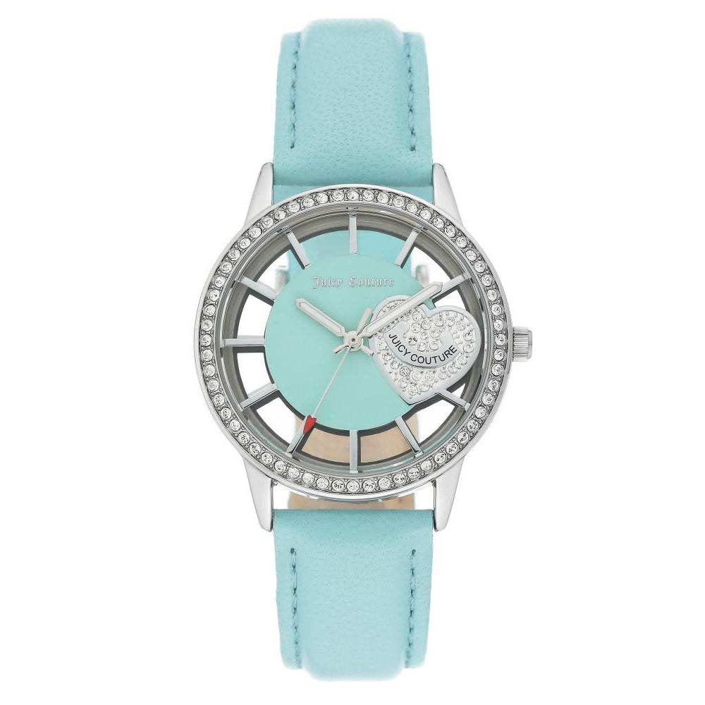 Juicy Couture Light Blue Leather with Swarovski Crystals  display picture 2