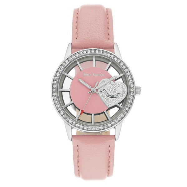 Juicy Couture Light Pink Leather with Swarovski Crystals Ladies Watch - JC1133PKPK
