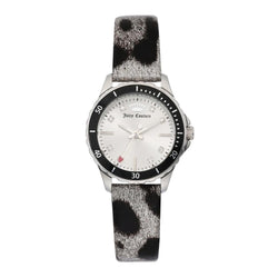 Juicy Couture Silver Dial with Crystal Women's Watch - JC1207SVLE