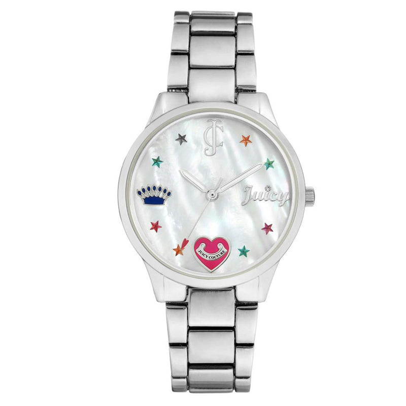 Juicy Couture Stainless Steel MOP Dial Women's Watch - JC1017MPSV