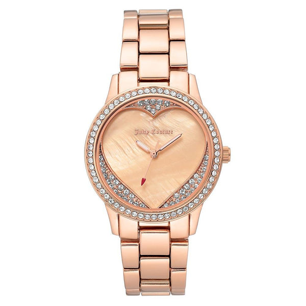 Juicy Couture Rose Gold Steel Women's Watch - JC1100PMRG