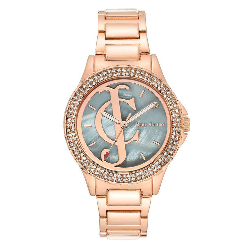 Juicy Couture Rose Gold Steel Ladies Watch - JC1232GMRG