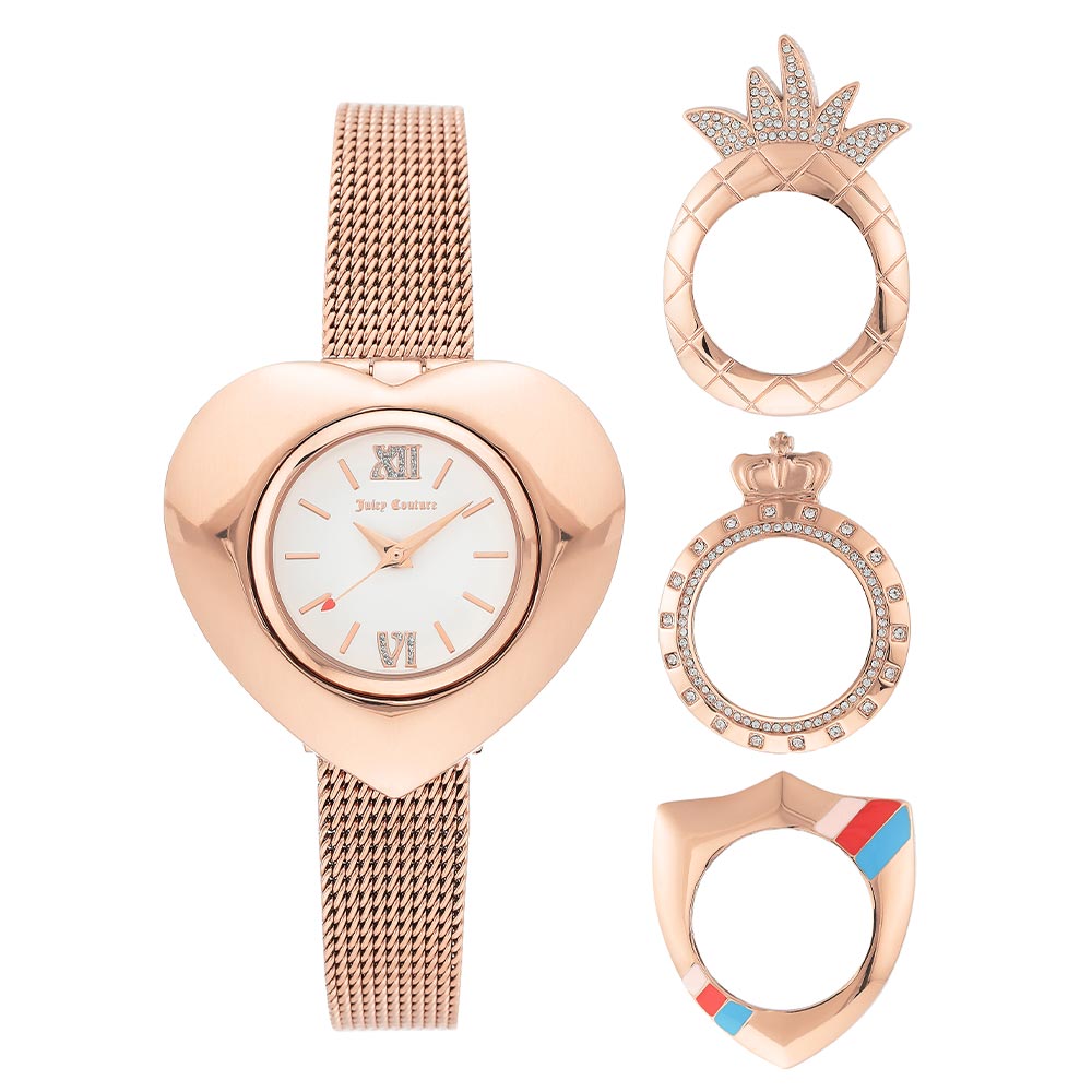 Juicy Couture Gold Band Rainbow Glitter Ombre Dial Women display picture 1