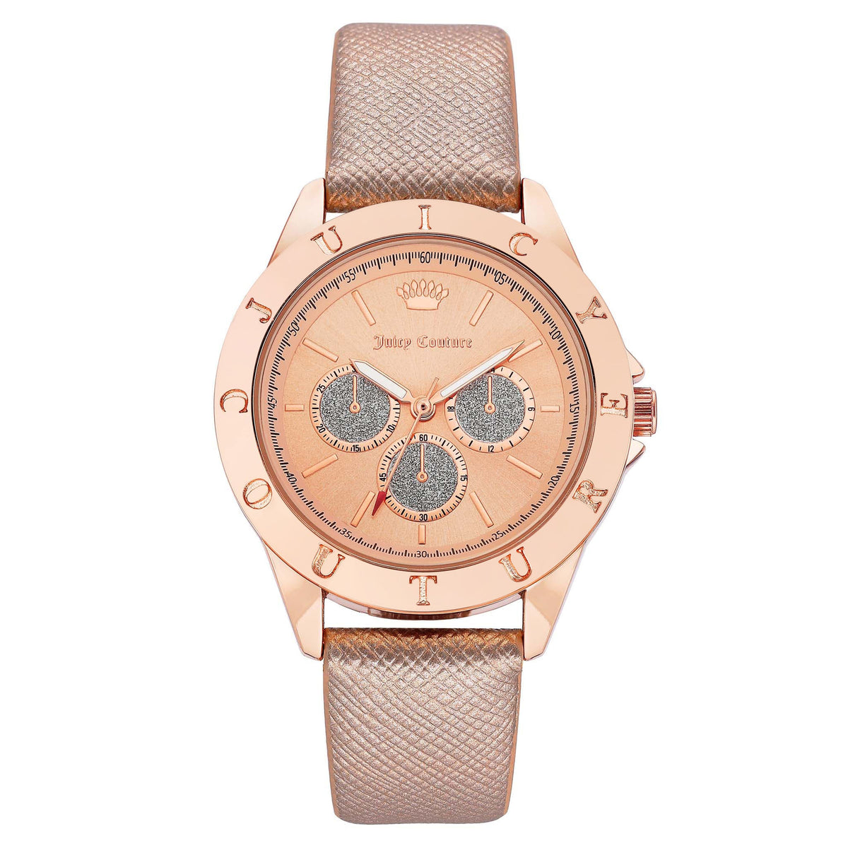 Juicy Couture Gold Band Rainbow Glitter Ombre Dial Women display picture 1