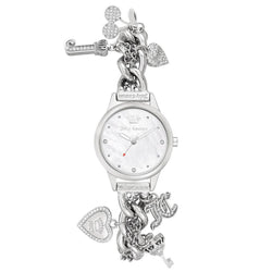 Juicy Couture Silver Chain Bracelet with Crystal Charms  display picture 1