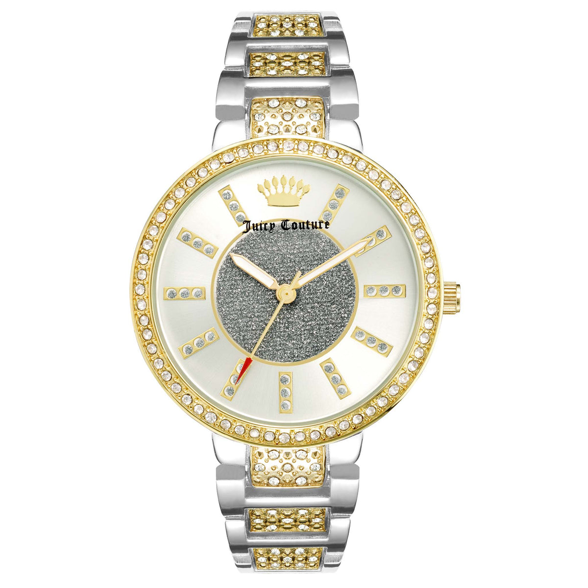 Juicy Couture Watch with Rhinestones Juicy couture silver watch with rhinestones... | Depop main image 2