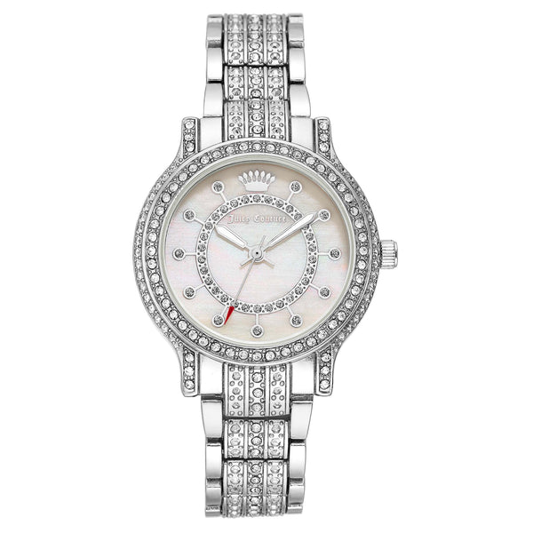 Juicy Couture Silver Band White Dial Women's Watch - JC1317WTSV