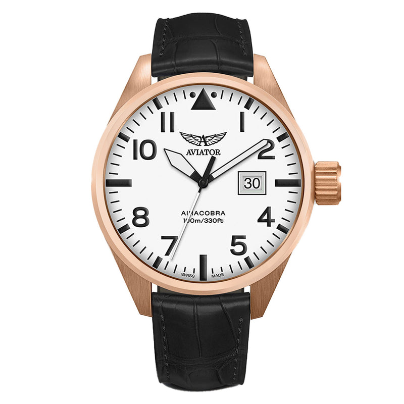 Aviator swiss watch best sale