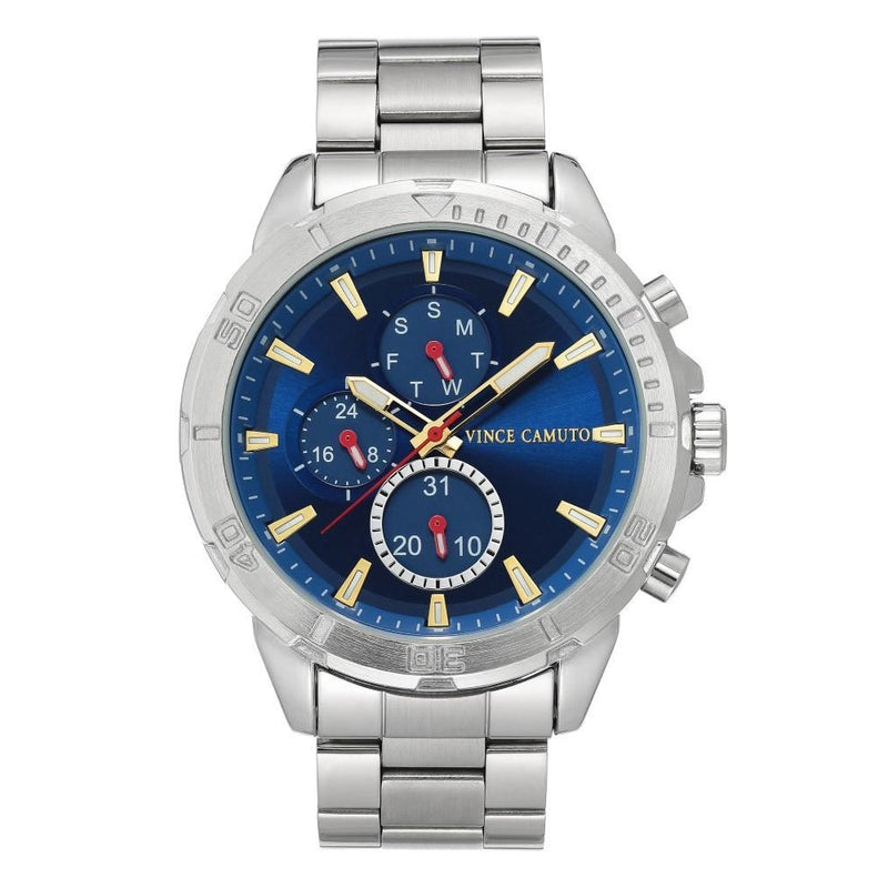 Vince Camuto Blue Dial Men's  Watch - VC1140BLSV