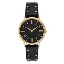 Vince Camuto Black Vegan Leather Ladies Watch - VC5400BKBK