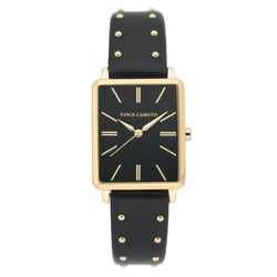 Vince Camuto Black Vegan Leather Women's Watch - VC5410BKBK