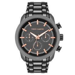 Vince Camuto Gunmetal Band Multi-function Men's Watch - VC1122DGDG