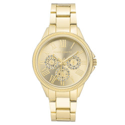 Vince Camuto Gold Steel Ladies Watch - VC5378CHGB