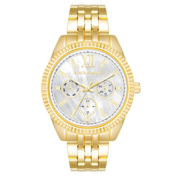 Vince Camuto Goldtone Steel White MOP Dial Women's Watch - VC9006MPGB