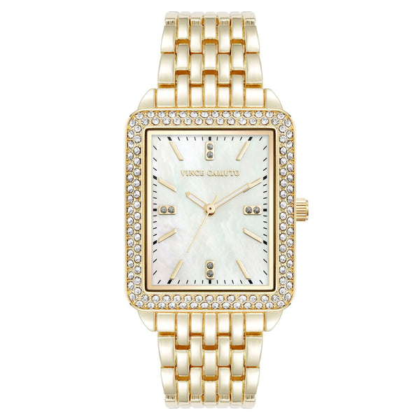 Vince Camuto Gold-Tone Watch with White Face Vince Camuto Men main image 4