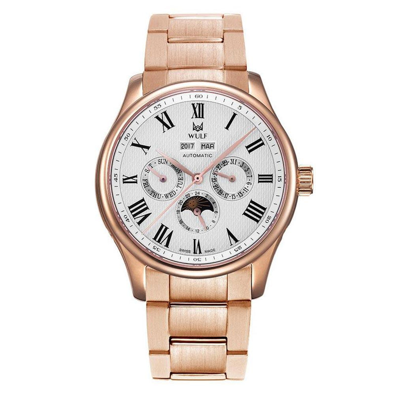 WULF Lycan-X Rose Gold  Automatic Men's Watch - WF03.02M