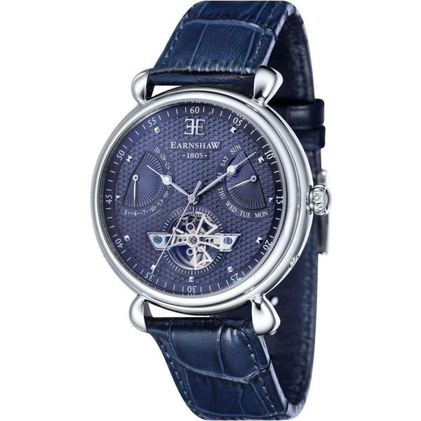 Earnshaw Grand Calendar Leather Automatic Men's Watch - ES-8046-06