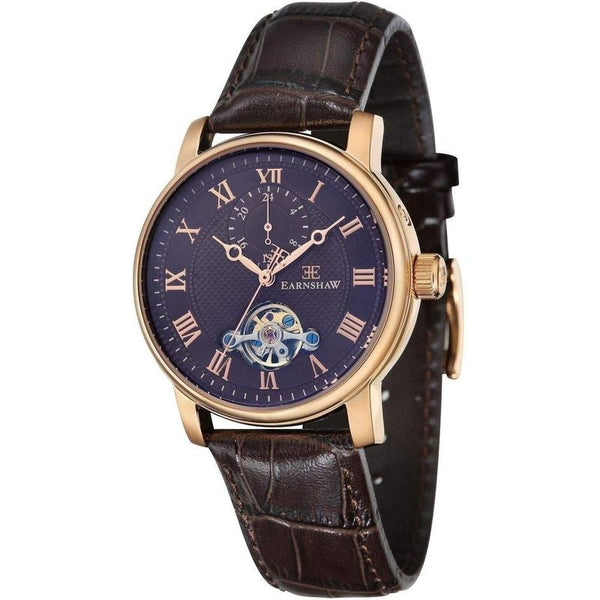 Earnshaw Leather Automatic Men's Watch - ES-8042-05