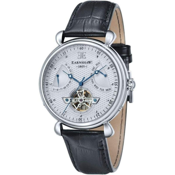 Earnshaw Leather Automatic Men's Watch - ES-8046-02
