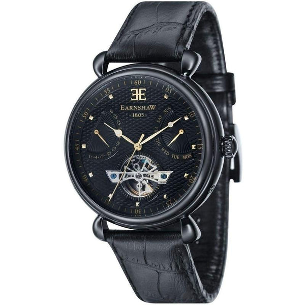 Earnshaw Leather Automatic Men's Watch - ES804609