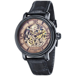 Earnshaw Longcase Men's Automatic Leather Watch - ES-8011-08