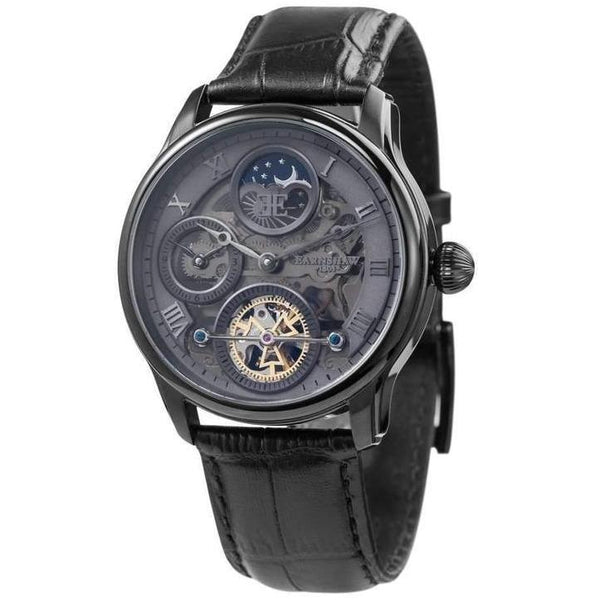 Earnshaw LONGITUDE SHADOW Automatic Leather Mens Watch - ES-8063-03