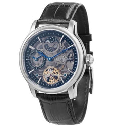 Earnshaw Longitude Shadow Men's Automatic Leather Watch - ES-8063-04