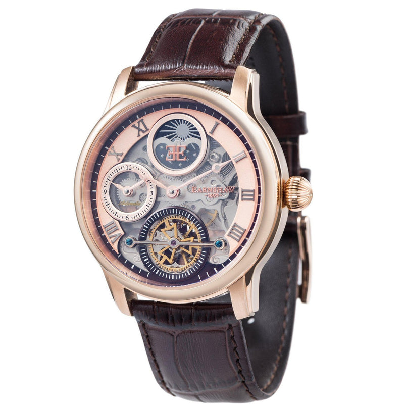 Earnshaw Men's Automatic Longitude Shadown Watch ES-8063-02