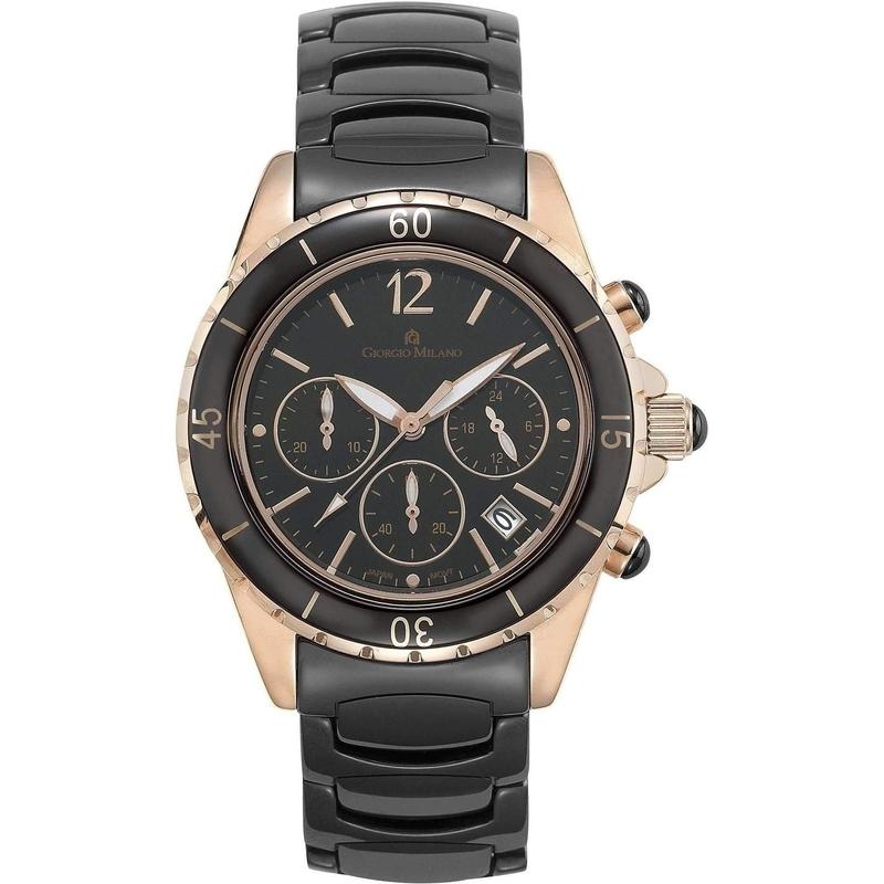 Giorgio Milano Chronograph Ceramic Unisex Watch - 935CBRG03