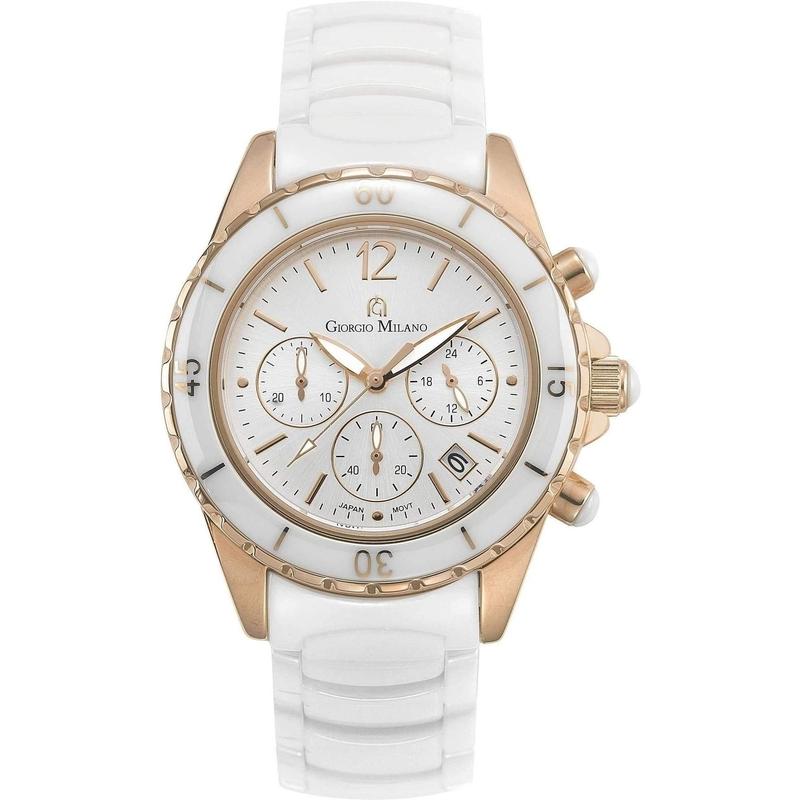 Giorgio Milano Chronograph Ceramic Unisex Watch - 935cwrg02