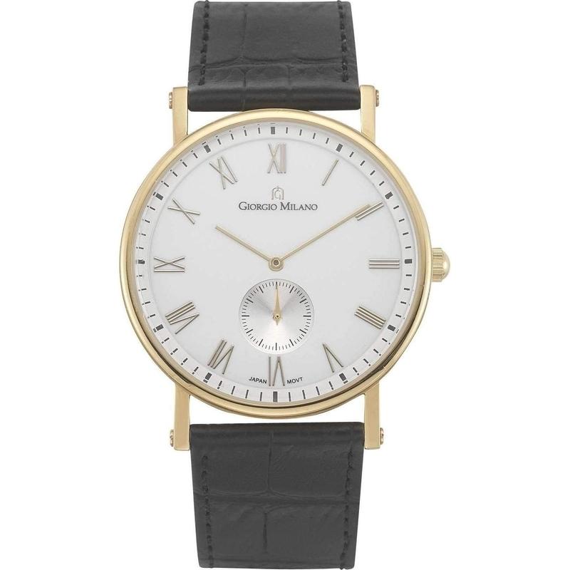Giorgio Milano Slim Leather Mens Watch - 856RG012