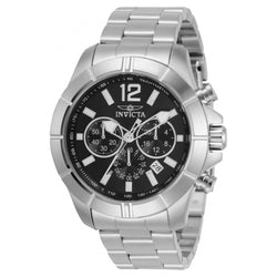 Invicta Specialty Stainless Steel Black Dial Men's Watch - 21462