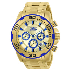 Invicta Pro Diver Stainless Steel Champagne Gold Dial Men's Watch - 22320
