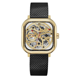 Giorgio Milano Black Mesh Automatic Men's Watch - 229SGBK5