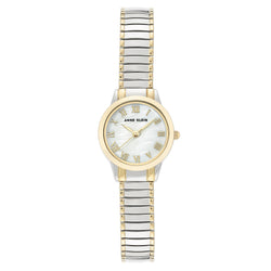 Anne Klein Two-Tone Steel White Dial Women's Watch - AK3801WTTT